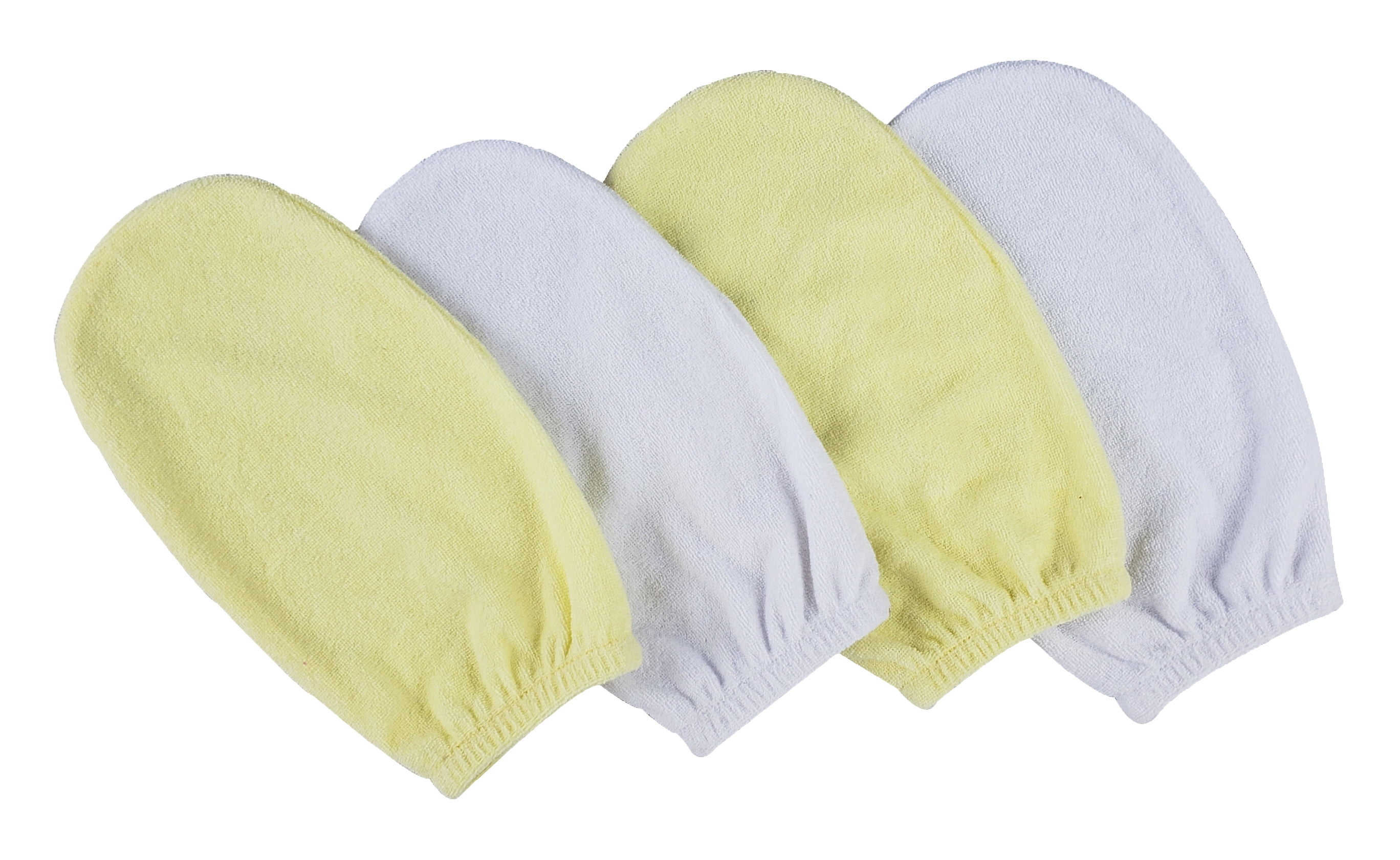 Washcloth Mitt 4 Pc Set