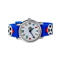 thumbnail image 2 of Reloj de cuarzo para niños, reloj de silicona resistente al agua, reloj de silicona para niños, reloj de silicona para niños, reloj de dibujos animados 3D Afortunado Sencillez, 2 of 4