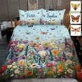 thumbnail image 1 of Jardín floral de polinizadores - Juego de cama personalizado de jardinería, 1 of 5
