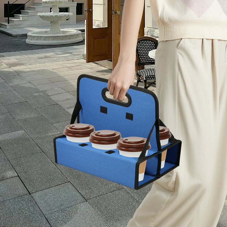 Uber Rider Tray Uber Eats Reusable 6-Cup Drink Carrier - Foldable Oxford Fabric Tray ...