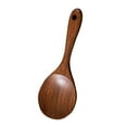 thumbnail image 1 of Cuchara de cocina, utensilios de cocina, cuchara de arroz para el hogar, madera de teca, utensilios de cocina antiadherentes para sopa, regalo de, 1 of 9
