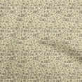 thumbnail image 1 of oneOone Cotton Flex Light Yellow Fabric Toile Sewing Craft Projects Fabric Prints By Yard 40 Inch Wide, 1 of 4