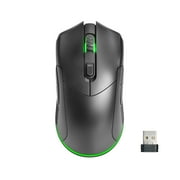 onn. Rechargable Wireless Gaming Mouse w/ LED Lighting, 8 Programmable Buttons, Adj. 200-7200 DPI