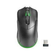onn Rechargeable Wireless Gaming Mouse with LED Lighting, 8 Programmable Buttons