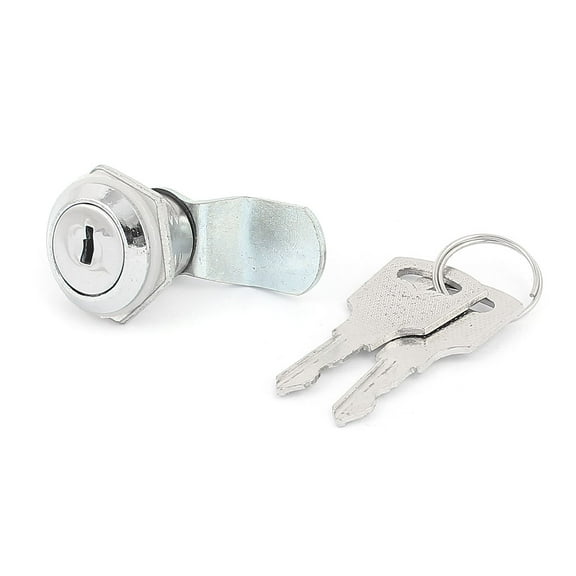 File Desk Drawer Universal Safe Cylinder Cam Lock Locker Tool Silver Tone