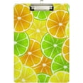 thumbnail image 2 of FMSHPON Citrus Slices Lemon Orange Clipboard Hardboard Wood Nursing Clip Board and Pull for Standard A4 Letter 13x9 inches, 2 of 7