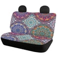 thumbnail image 2 of Pzuqiu Mandala Flower Car Seat Covers Full Set Front and Rear Seat Cover Set Easy to Install Breathable Stretchy Fit for Cars Truck, 2 of 10