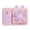 Pink, variant on Square Flat Desktop Fan with Side Cat Ears Camera-Like Aesthetic Rechargeable Portable Cooler for Home Office Desk 12cm (4.7 Inch)