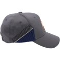 thumbnail image 3 of Indy 500 Mens Textured Baseball Cap, Grey, One Size, 3 of 3