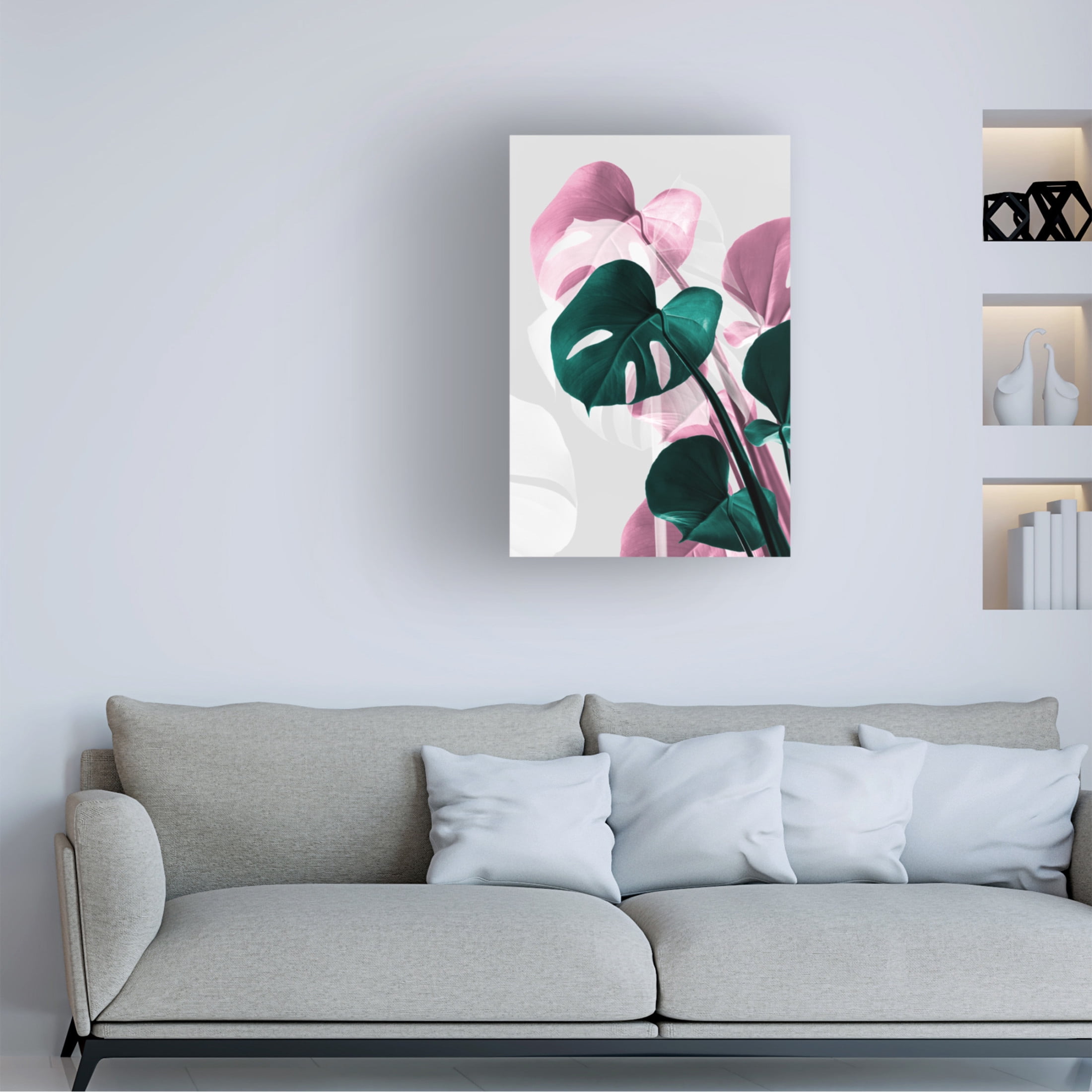 Trademark Fine Art Pictufy Studio Monstera Creative 12 Canvas Wall Art
