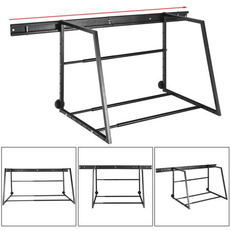 Gymax Multi Tire Rack Storage Adjustable Steel Wall Mount Tire