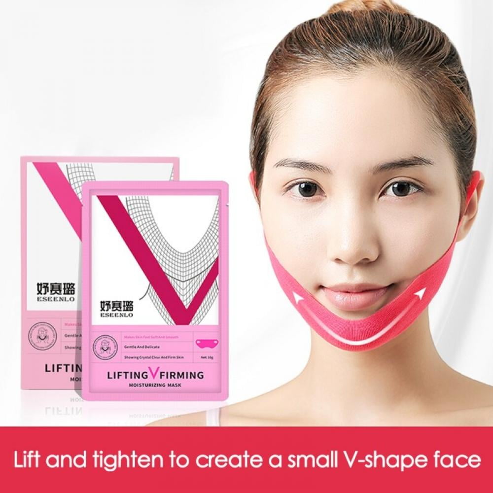 Neck Mask Face Lift V Lifting Chin Up Patch Double Chin Reduce Tightening Firming Moisturizing