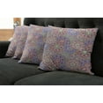 thumbnail image 2 of Ambesonne Leaf Throw Pillow Cover 4 Pack, Colorful Mandala Paisley, 16", Multicolor, 2 of 6