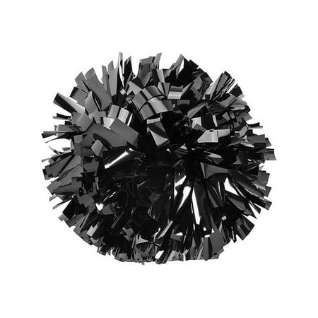 Pizzazz Metallic Black Cheer Single Pom Pom