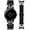 Black/Black, variant on Wearlizer Braided Magnetic Band Compatible with Google Pixel Watch, Stretchy Nylon Watch Band for Women Men, D-Shape Designer Sport Wristband for Pixel Watch 4/3/2/1, 41mm