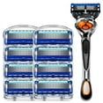 thumbnail image 5 of Men's Beard Razor Razor Head 5 Speed Hidden 5 Blades New Five-layer Blade Razor Manual Shaver (4 Blade), 5 of 7
