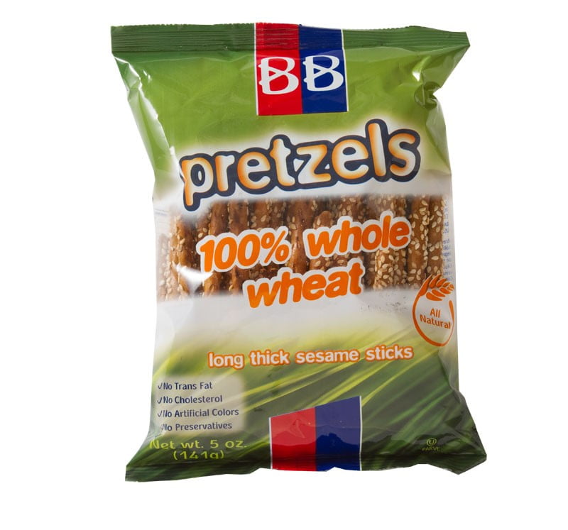 BB Pretzels 100% Whole Wheat Sesame, 5.0 OZ by Beigel & Beigel