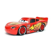 Lightning McQueen w/ Extra Wheels, Disney Pixar Cars - Jada Toys 97751 - 1/24 Scale Diecast Car