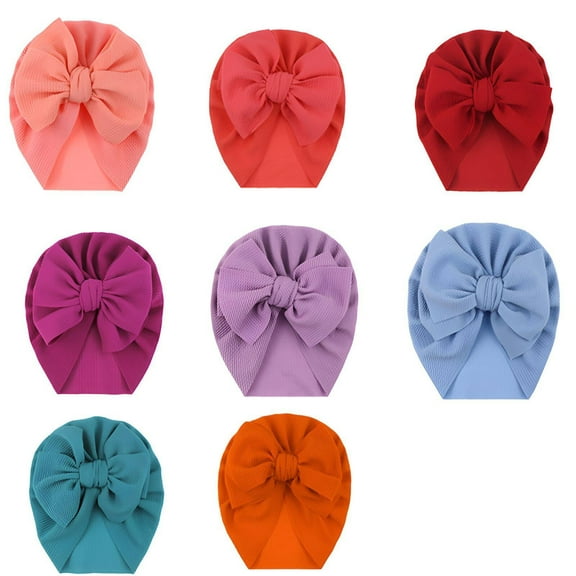 TELOLY 8Pcs Baby Hats,Winter Warmth Kids Beanie,Cold Protection Baby Beanies 6-12 Months,Multicolor1