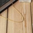 thumbnail image 5 of 14K Gold Plated 925 Sterling Silver Box 1.5mm Chain Necklace All Sizes UNISEX, 5 of 8