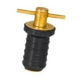 thumbnail image 2 of amagogo Brass Handle Drain Plug Marine Boat Drain Plug Replacement Rubber Plug for Boats T handle 17mm, 2 of 9
