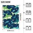 thumbnail image 2 of FORMRS 1-Subject Spiral Notebook 8" x 5" College Ruled 60 Refillable Sheet A5 Hard Cover, 2 Pack, Sharks Pattern, 2 of 7