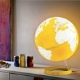 thumbnail image 2 of Waypoint Geographic Light & Color Designer Series 12-inch Diameter Illuminated Yellow Desk Globe, 2 of 2