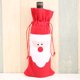 thumbnail image 4 of Cateissary Botella de vino de Navidad, bolsa flexible, manga bordada, suministros de vestido de Claus, decoraciones de reutilizables, nuevo Kits de decoración para fiestas Cateissary HA070137-00B, 4 of 6