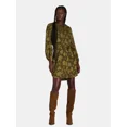 thumbnail image 2 of The Pioneer Woman Belted Mini Shirtdress, Women’s, Sizes S-3X, 2 of 5