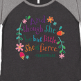 thumbnail image 4 of Inktastic She Is Fierce Funny Shakespeare Quote Gift Women's Plus Size T-Shirt, 4 of 5