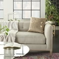 thumbnail image 3 of Nourison Luminescence Metallic Splash Beige Decorative Throw Pillow , 18" x 18", 3 of 5