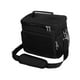 thumbnail image 5 of Bolsa de almuerzo térmica con aislamiento de oficina Bolsas de caja de comida de picnic Bolsa de asas de almuerzo impermeable portátil con cremallera Negro BLESIY Bolsas de almuerzo con aislamiento, 5 of 8