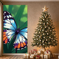 thumbnail image 7 of Vibrant Colorful Butterfly Design Background Backdrop Banner Party Decorations for Garden Parties Outdoor Gatherings Photography Props Spring Celebrations, 7 of 7