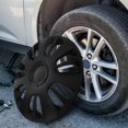 thumbnail image 3 of GOOHOCHY Black Car Hubcap Wheel Rim Cover Sturdy Automotive Hubcaps for Reliable Wheel Protection, 3 of 8
