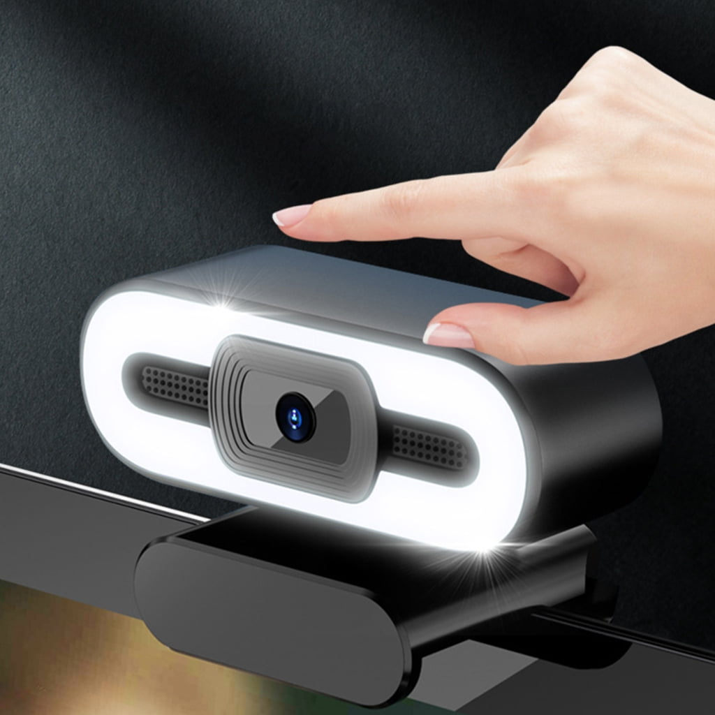 Streaming Webcam with Privacy Shield 1080p/2K Wide Angle Camera Auto Focusing For Gaming Live Broadcast