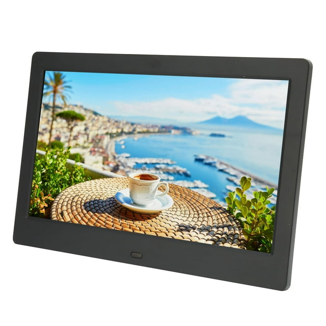Picture Digital Photo Frame HD 10.1 Inch 1024x600 LCD Display Smart Electronic Picture Frame With Remote Control 110-240V