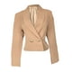 thumbnail image 2 of Saco corto cruzado doble botón Beige, 2 of 3