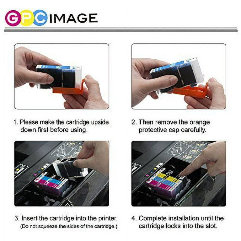 GPC Image Compatible Ink Cartridge Replacement for HP 564XL 564 XL  Compatible with DeskJet 3520 3522 Officejet 4620 Photosmart 5520 6510 7520  7525