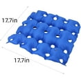 thumbnail image 4 of Trianu Wheelchair Cushion, Bed Sore Cushions for Pressure Sores, Recliner and Pressure Relief, 17.7*17.7", Blue, 4 of 8