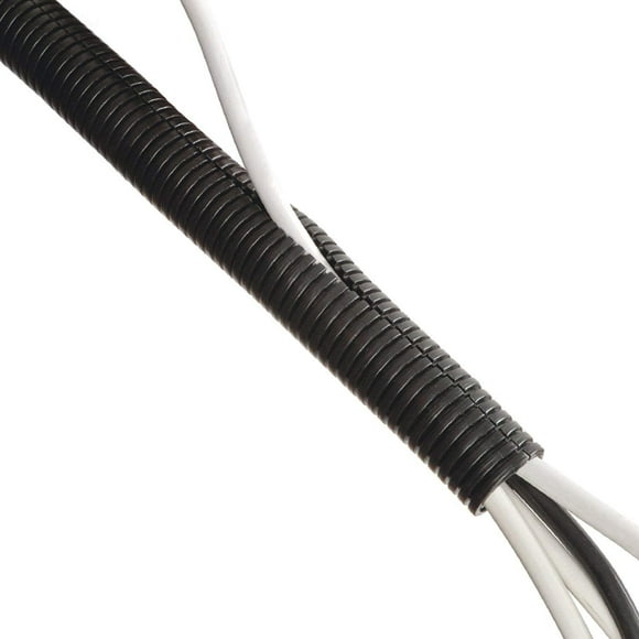 D-Line Flexible Tube de Câble Manchon de Gestion de Cordon Hider pour Organiser les Cordons des Téléviseurs, des PC et des Consoles de Jeux 1,1 Mètre de Longueur x 32 Mm de Diamètre Extérieur – Noir