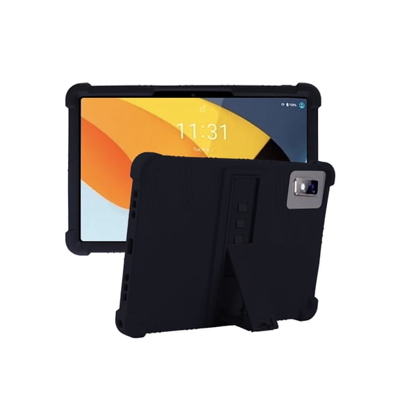 Silicone Case for BYYBUO A10 10 inch, Soft Flexible Shockproof Protective Tablet Cover, Anti-Scratch & Lightweight Slim Design-Black