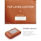 thumbnail image 3 of Cartera para hombre Sonducket AP016845-06 de cuero Vintage con bloqueo de negocios, 3 of 6