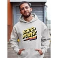 thumbnail image 2 of Lgbtq+ Power Golden Banner Hoodie Men -Smartprints Designs, Male XX-Large, 2 of 4