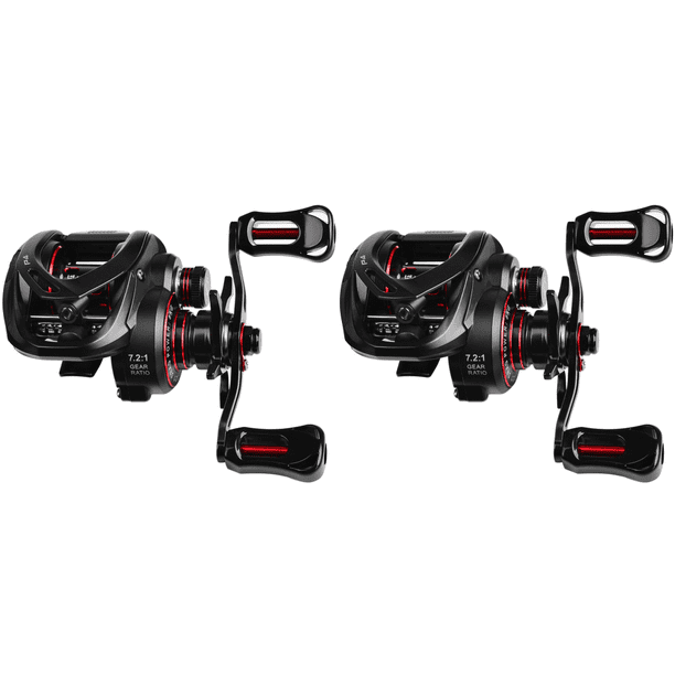 Freno Magnético Carrete Baitcasting 7.2/1 Pesca Alta Velocidad (mano Izquierda)