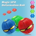 thumbnail image 2 of Doggy Disc Ball for Small Medium Large Dogs, Portable Interactive Flying Saucer Ball Stomp UFO Magic Balls, Decompression Pop Up Dog Toys Balls for Outdoor Sports Gifts (Blue-Green), 2 of 12