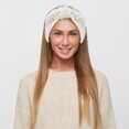 thumbnail image 2 of Unique Bargains 1 Pc Fashion Headband Popcorn Stitch Bow Pattern Beige, 2 of 5