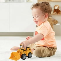 bxhwj Pull Back Engineering Toy Car for Kids, Construction Vehicle with Durable Wheels, No Battery Needed Educational Gift for Boys Girls Ages 2-5 Years