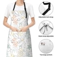 thumbnail image 6 of Lsque Sea Animals Waterproof Apron Chef Aprons for Men Heavy Duty Chemical Work Apron Extra Long Grilling Aprons with Adjustable Bib Apron, 6 of 9