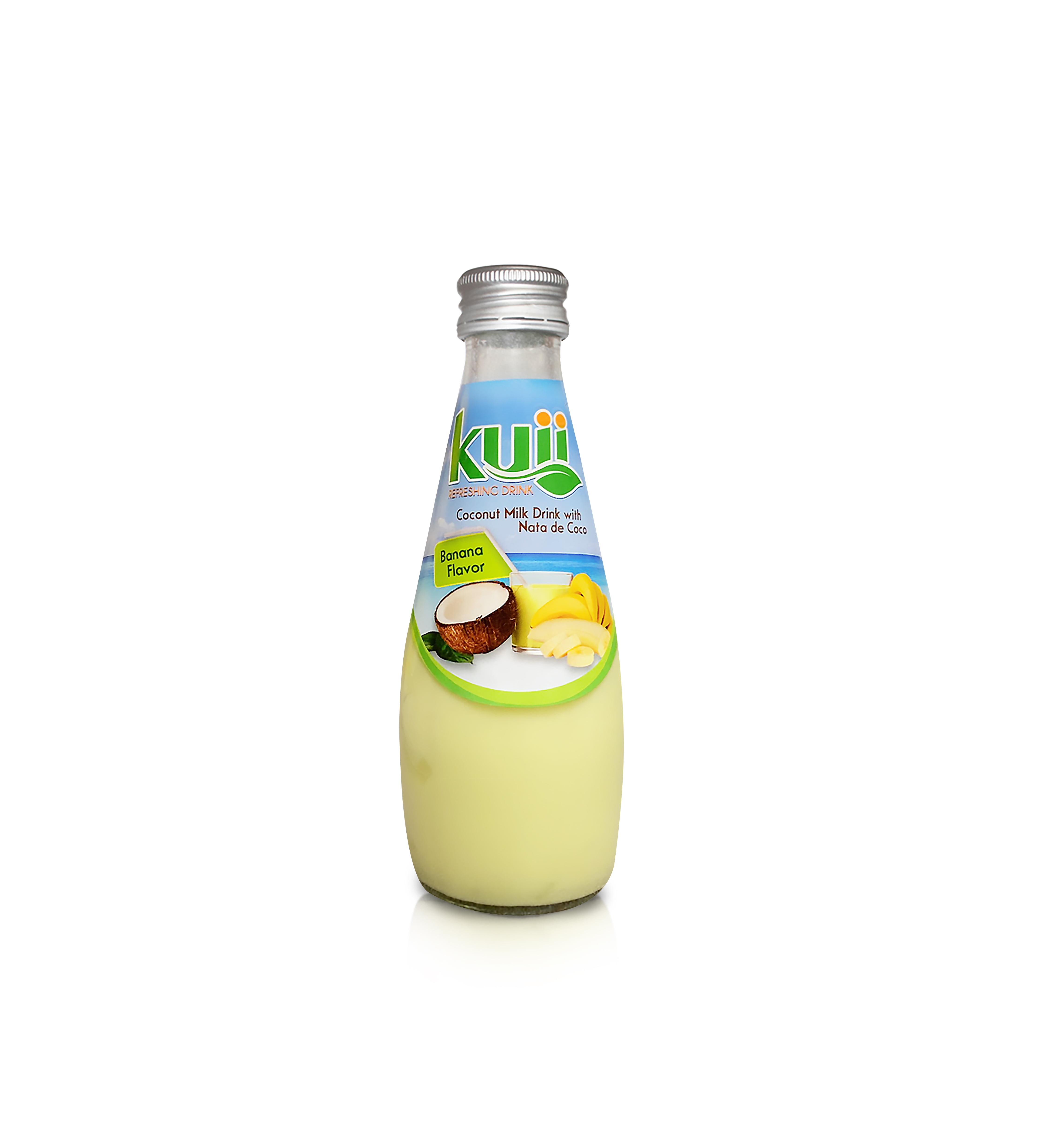 Coconut Milk with Nata de Coco Drink Banana 290 ml