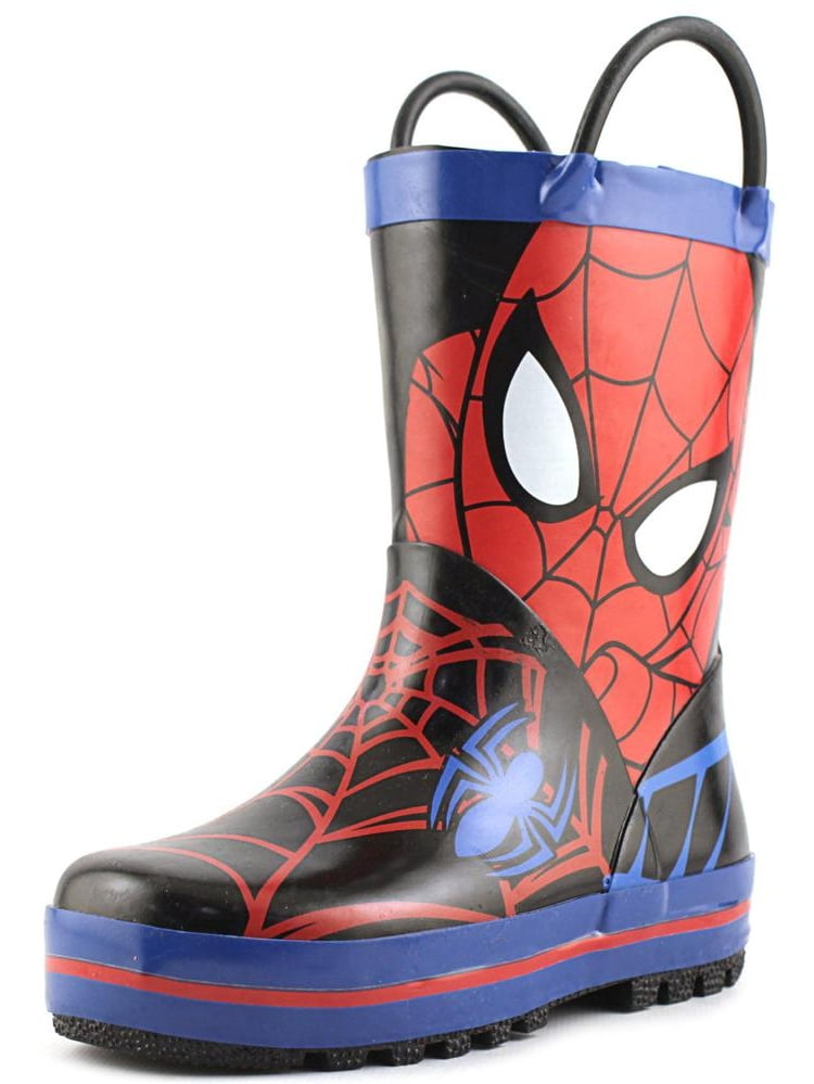 spiderman rain boots size 1